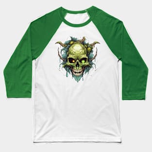 spooky skull demon Baseball T-Shirt